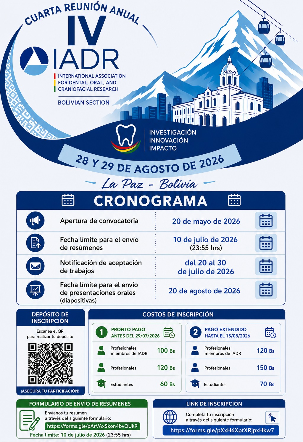 IV Reunión Anual - IADR Bolivia